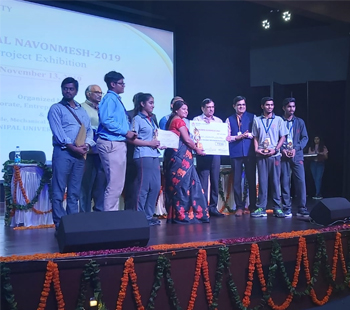 School Won Second Prize at Science Exihibition Project at Manipal University