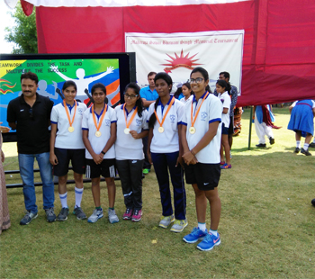Won Gold Medal by Girls' Team in Athletics