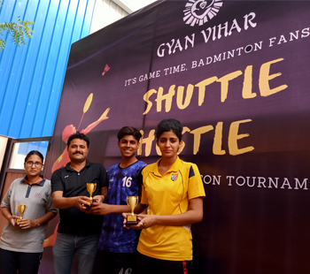 Won Silver Medal by Girls Badminton Team