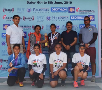 Silver Medal In American Football By Girls Team