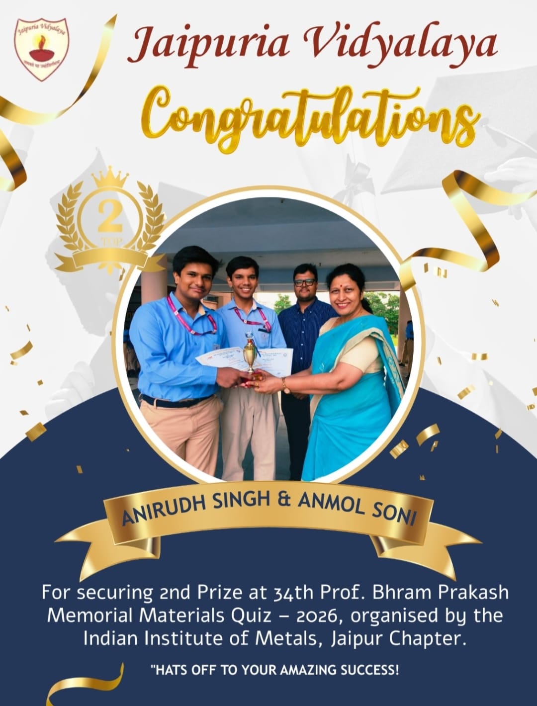 Anirudh Singh and Anmol Soni